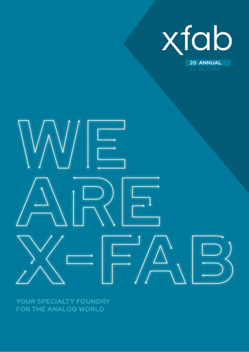Thumbnail X-FAB Annual Report 2021