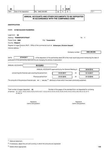 Thumbnail X-FAB Financial Statement 2017