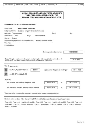 Thumbnail X-FAB Financial Statement 2025