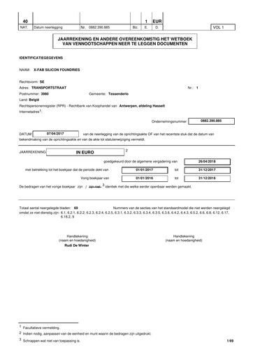 Thumbnail X-FAB Financial Statement 2017