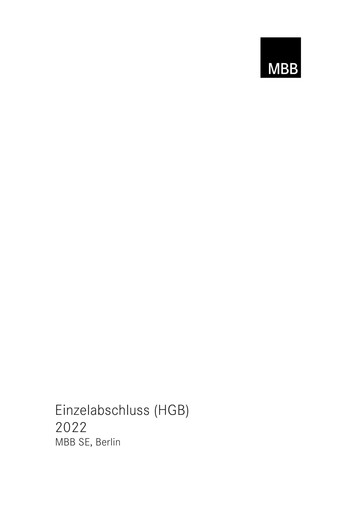 Thumbnail MBB SE Financial Statement 2022
