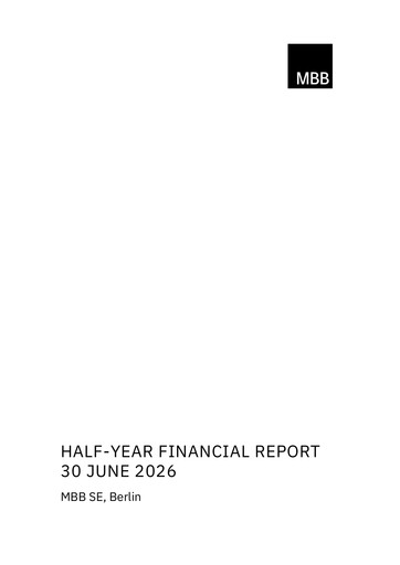 Thumbnail MBB SE Half-year Report 2026-h1