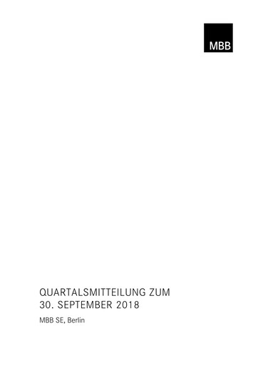Thumbnail MBB SE Quarterly Report 2018-q3