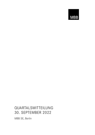 Thumbnail MBB SE Quarterly Report 2022-q3