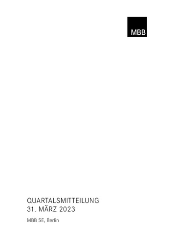 Thumbnail MBB SE Quarterly Report 2023-q1
