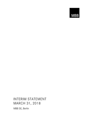 Thumbnail MBB SE Quarterly Report 2018-q1