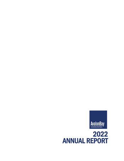 Thumbnail AvalonBay Communities Annual Report 2022