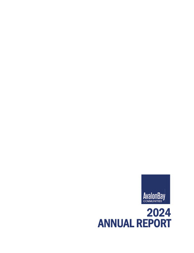 Thumbnail AvalonBay Communities Annual Report 2024