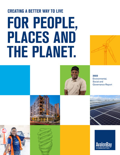 Thumbnail AvalonBay Communities ESG Report 2022