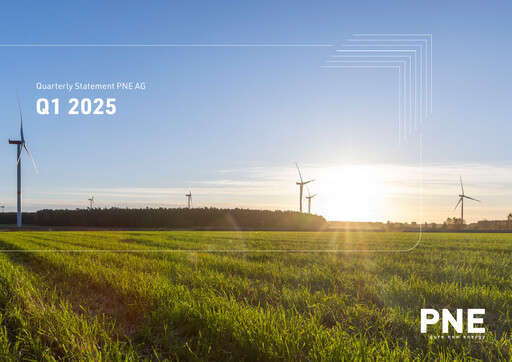 Miniature PNE AG Rapport trimestriel 2025-q1