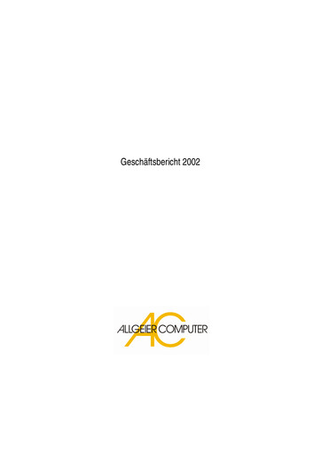 Thumbnail Allgeier Annual Report 2002