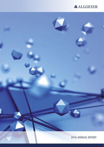 Thumbnail Allgeier Annual Report 2016