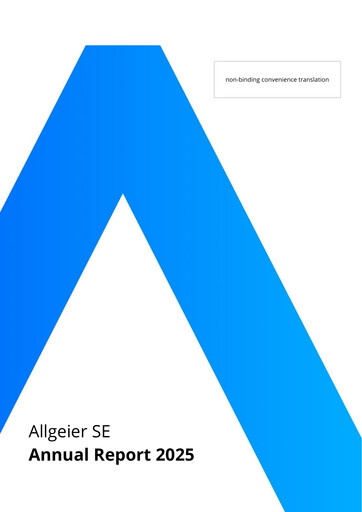 Thumbnail Allgeier Annual Report 2025