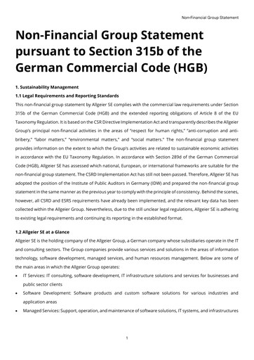 Thumbnail Allgeier ESG Report 2025