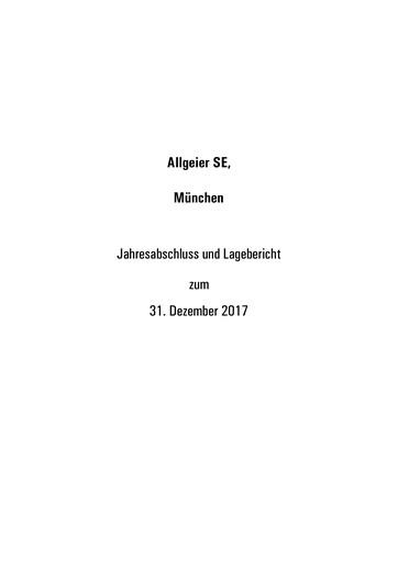 Thumbnail Allgeier Financial Statement 2017