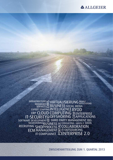 Vorschaubild Allgeier Quartalsbericht 2013-q1