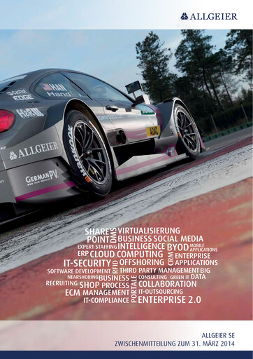 Vorschaubild Allgeier Quartalsbericht 2014-q1