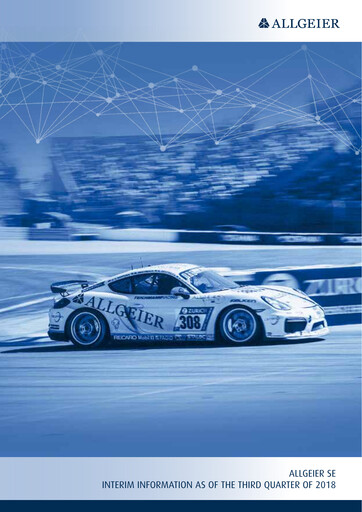 Miniature Allgeier Rapport trimestriel 2018-q3