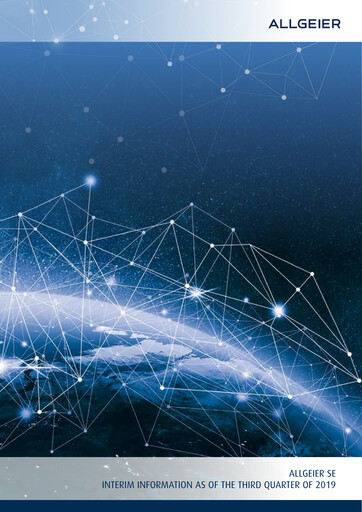 Miniature Allgeier Rapport trimestriel 2019-q3