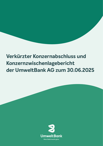 Thumbnail UmweltBank Half-year Report 2025-h1