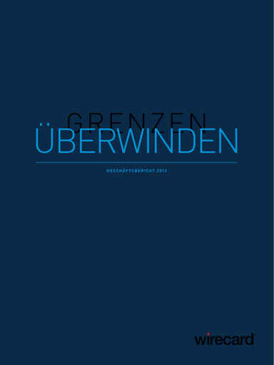 Thumbnail Wirecard Annual Report 2013