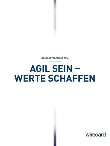 Thumbnail Wirecard Annual Report 2014
