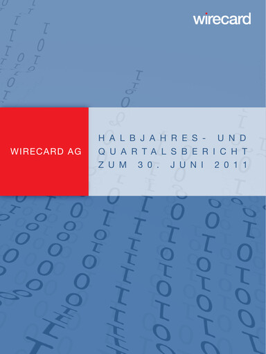 Thumbnail Wirecard Half-year Report 2011-h1