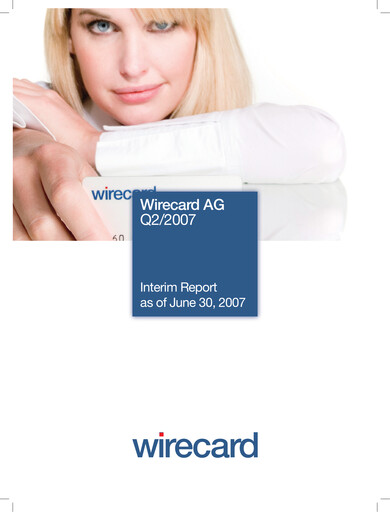 Miniature Wirecard Rapport semestriel 2007-h1