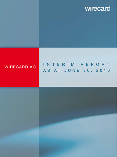 Miniature Wirecard Rapport semestriel 2010-h1