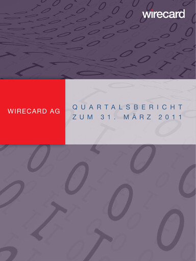 Thumbnail Wirecard Quarterly Report 2011-q1