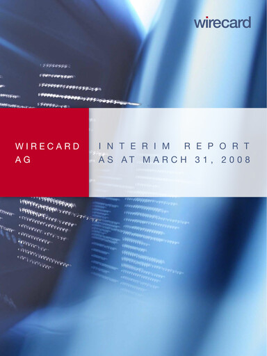 Thumbnail Wirecard Quarterly Report 2008-q1