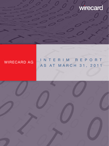 Thumbnail Wirecard Quarterly Report 2011-q1