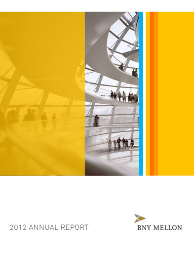 Miniature BNY Mellon (Bank of New York Mellon) Rapport annuel 2012