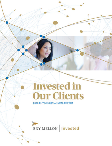 Miniature BNY Mellon (Bank of New York Mellon) Rapport annuel 2016