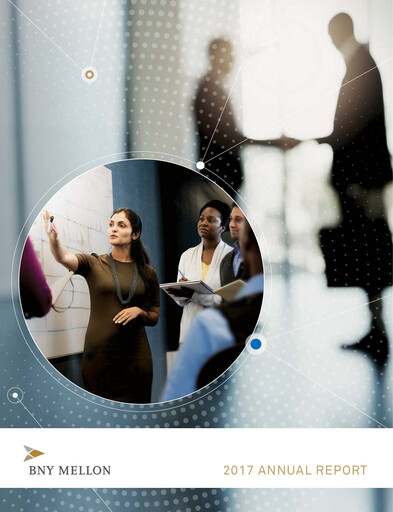 Miniature BNY Mellon (Bank of New York Mellon) Rapport annuel 2017