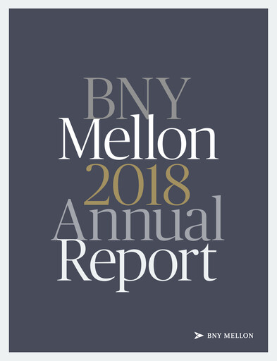 Miniature BNY Mellon (Bank of New York Mellon) Rapport annuel 2018
