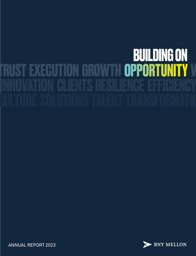 Miniature BNY Mellon (Bank of New York Mellon) Rapport annuel 2023