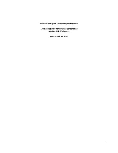 Thumbnail BNY Mellon (Bank of New York Mellon) Quarterly Report 2013-q1