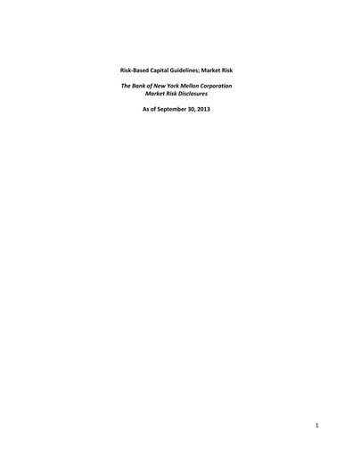 Thumbnail BNY Mellon (Bank of New York Mellon) Quarterly Report 2013-q3