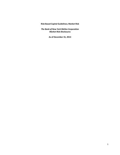 Thumbnail BNY Mellon (Bank of New York Mellon) Quarterly Report 2013-q4