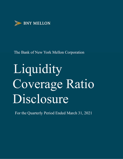 Thumbnail BNY Mellon (Bank of New York Mellon) Quarterly Report 2021-q1