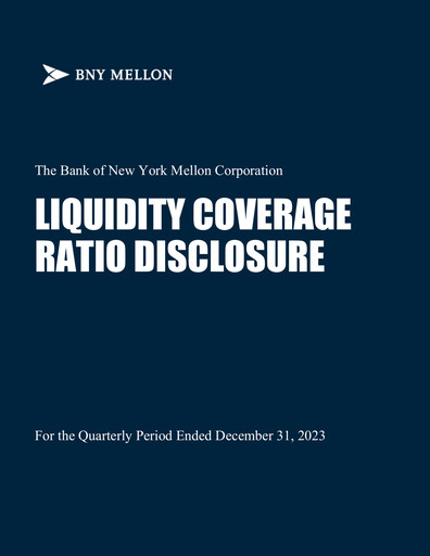 Thumbnail BNY Mellon (Bank of New York Mellon) Quarterly Report 2023-q4