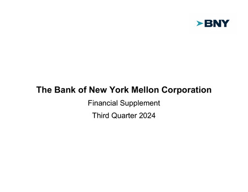 Miniature BNY Mellon (Bank of New York Mellon) Rapport trimestriel 2024-q3