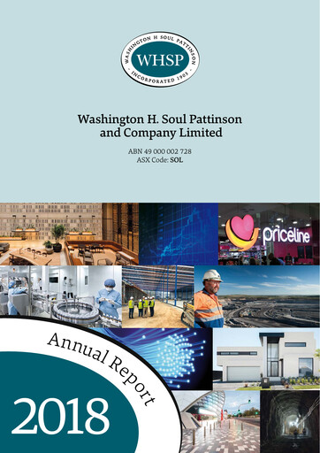 Thumbnail Washington H. Soul Pattinson and Company (Soul Patts)  Annual Report 2018