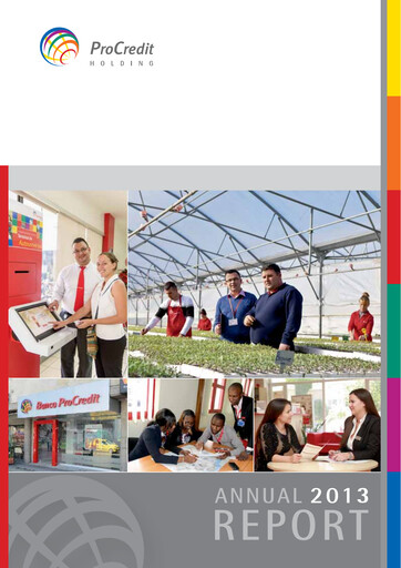Thumbnail ProCredit Annual Report 2013