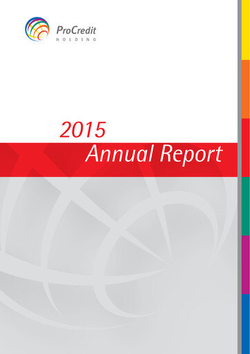 Thumbnail ProCredit Annual Report 2015
