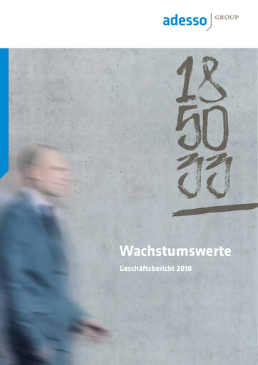 Thumbnail adesso SE Annual Report 2010