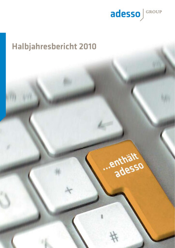 Thumbnail adesso SE Half-year Report 2010-h1