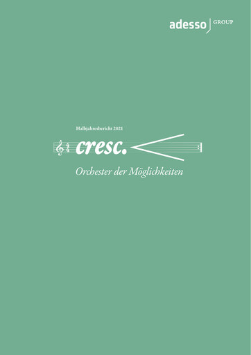 Thumbnail adesso SE Half-year Report 2021-h1