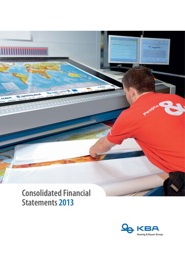 Thumbnail Koenig & Bauer Annual Report 2013